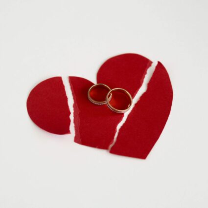 1 Marriage Rings Paper Heart Broken Min